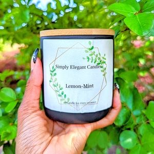 Lemon Mint Soy Wax Candle